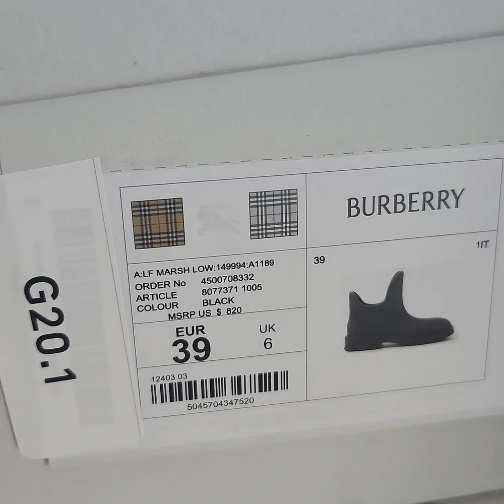 BURBERRY Marsh Slip-On Boots. Brand New everyday Boots